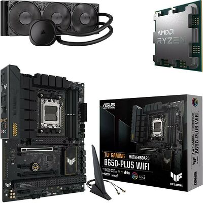 Trio AMD Ryzen 7 9800X3D (Tray) + TUF GAMING B650-PLUS WIFI + Nautilus RS 360