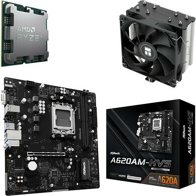 Trio AMD Ryzen 5 7500F (Tray) + ASRock A620AM-HVS + X120 Refined SE