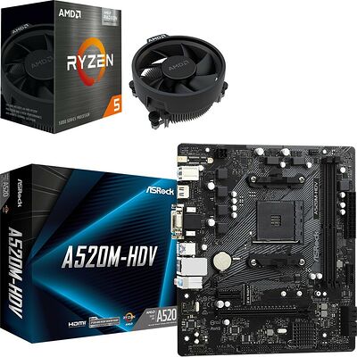 Duo AMD Ryzen 5 5600GT + ASRock A520M-HDV