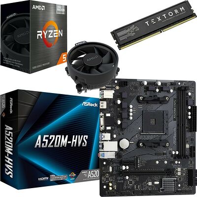 Kit évo Ryzen 5 5600GT + ASRock A520M-HVS + 16 Go