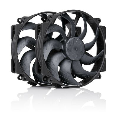 Noctua NF-A14x25r G2 PWM Sx2-PP chromax.black - 140 mm