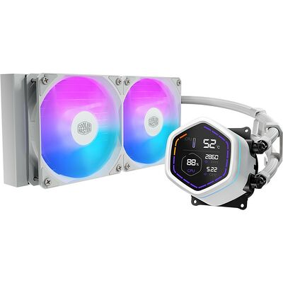 Cooler Master MasterLiquid Core Nex Digital 240 ARGB - Blanc