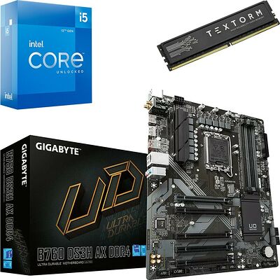 Kit évo Intel Core i5-12600K + B760 DS3H AX DDR4 + 16 Go