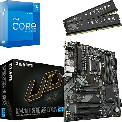 Kit évo Intel Core i5-12600K + B760 DS3H AX DDR4 + 32 Go