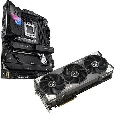 Asus GeForce RTX 5080 TUF GAMING OC + ROG STRIX X870E-E GAMING WIFI