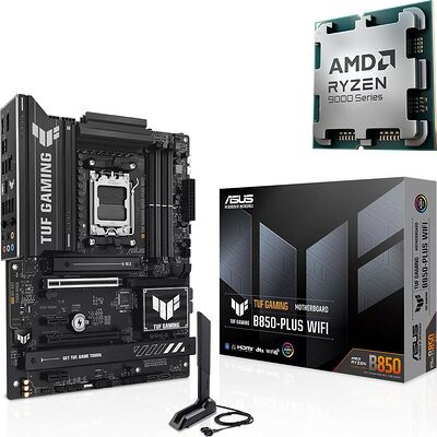 Duo AMD Ryzen 7 9850X3D (Tray) + ASUS TUF GAMING B850-PLUS WIFI