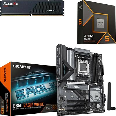 Kit évo Ryzen 5 9600X + B850 EAGLE WIFI6E + 16 Go