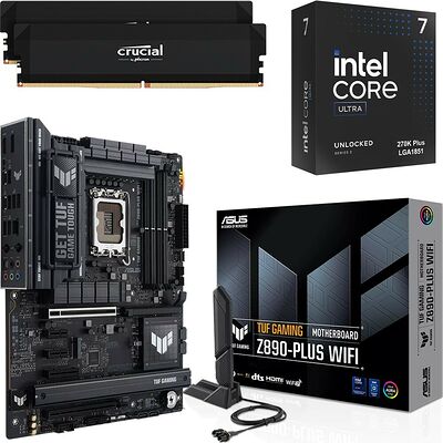 Kit évo Core Ultra 7 270K Plus + TUF GAMING Z890-PLUS WIFI + 32 Go