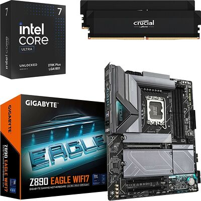Kit évo Core Ultra 7 270K Plus + Z890 EAGLE WIFI 7 + 32 Go