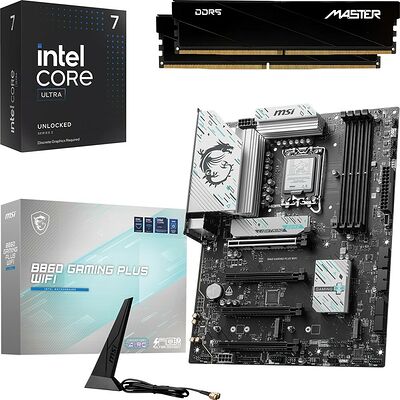 Kit évo Core Ultra 7 265KF + B860 GAMING PLUS WIFI + 32 Go