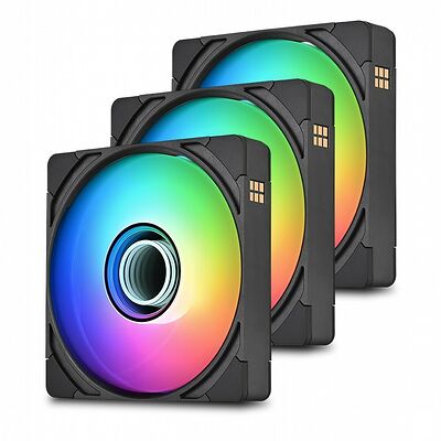 Thermaltake CT120 EX Infinity ARGB Tripack - 120 mm - Noir (Pack de 3)