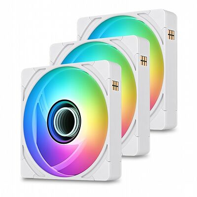 Thermaltake CT120 EX Infinity ARGB Tripack - 120 mm - Blanc (Pack de 3)