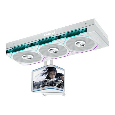Lian Li Hydroshift II OLED Curved 360TL Blanc - 360 mm