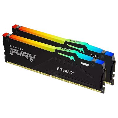 DDR5 Kingston Fury Beast RGB - 32 Go (2 x 16 Go) 6000 MHz - CAS 36