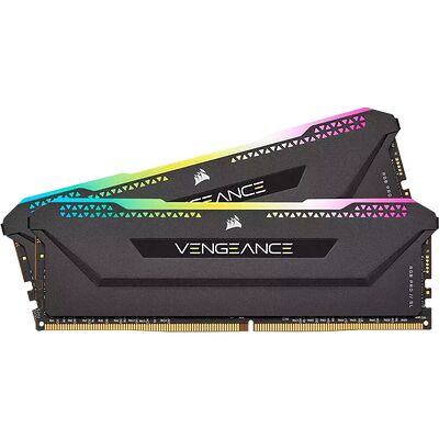 DDR4 Corsair Vengeance RGB PRO SL Noir - 16 Go (2 x 8 Go) 3200 MHz - CAS 16
