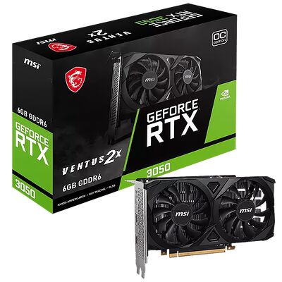 MSI GeForce RTX 3050 VENTUS 2X E 6G OC