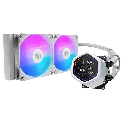 Cooler Master MasterLiquid Core Nex Digital 240 ARGB - Blanc