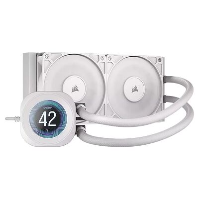 Corsair Nautilus RS LCD Blanc - 240 mm