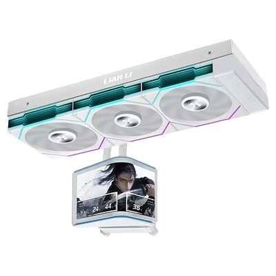 Lian Li Hydroshift II OLED Curved 360TL Blanc - 360 mm