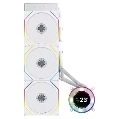Lian Li Hydroshift II LCD-C 360TL Wireless Blanc - 360 mm