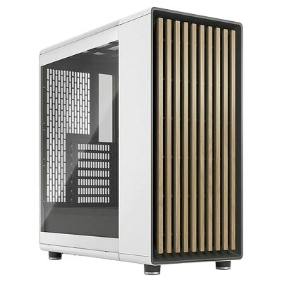 Fractal Design North Chalk TG Clear - Blanc