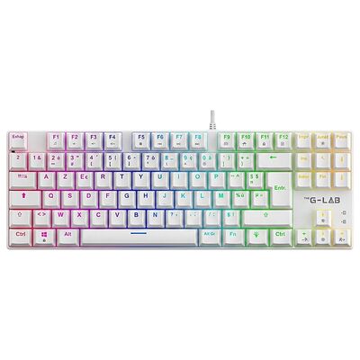 The G-Lab Keyz Mercury EX - Blanc (AZERTY)