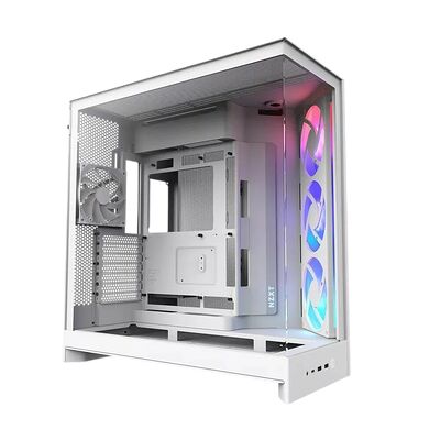 NZXT H9 Flow RGB (2025) - Blanc