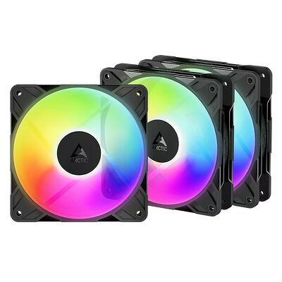 Arctic P12 Pro Reverse ARGB (Pack de 3) - Noir