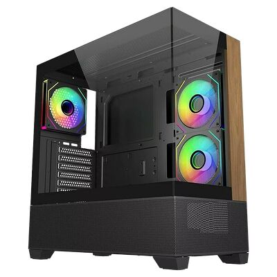 Cooler Master Elite 690 Wood - Noir