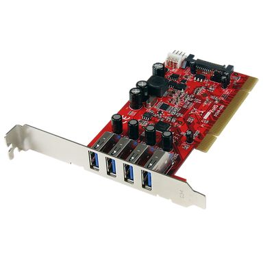 Startech Carte contrôleur USB 3.0 - 4 ports - PCI