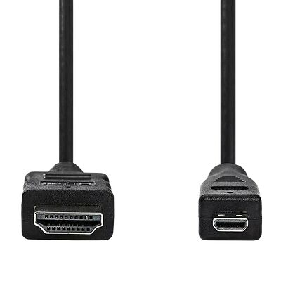 Nedis Câble HDMI / Micro HDMI - Noir - 2 m