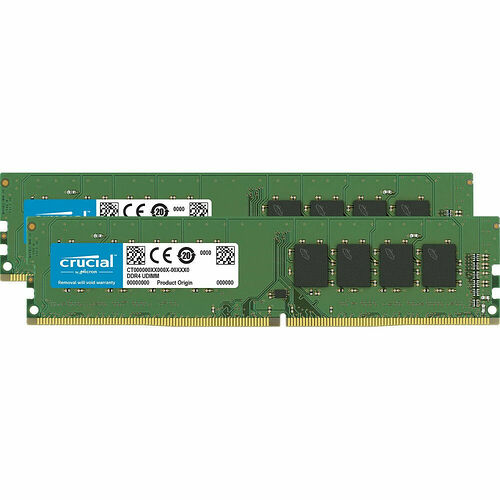 DDR4 Crucial - 32 Go (2 x 16 Go)  3200 MHz - CAS 22