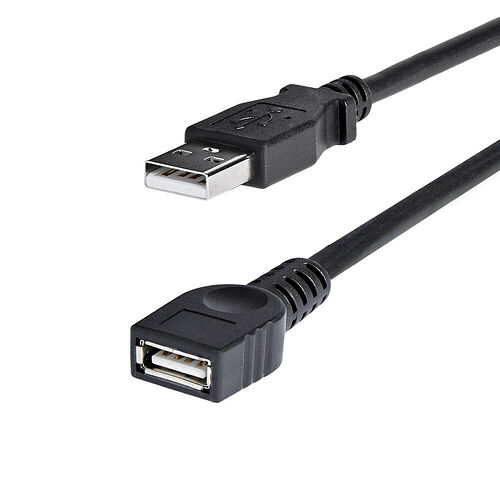 50cm USB 2.0 Câble Haute Vitesse Rallonge Prise A Pour Blanc [006868]