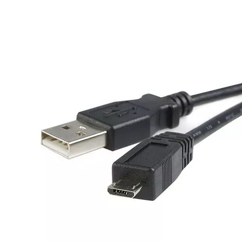 ET Câble Cordon USB 2.0 vers Micro USB B 5 Pin 70cm 1A Transfert et Recharge Noir 
