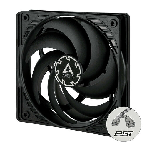Arctic P12 Slim PWM PST - 120 mm - Noir