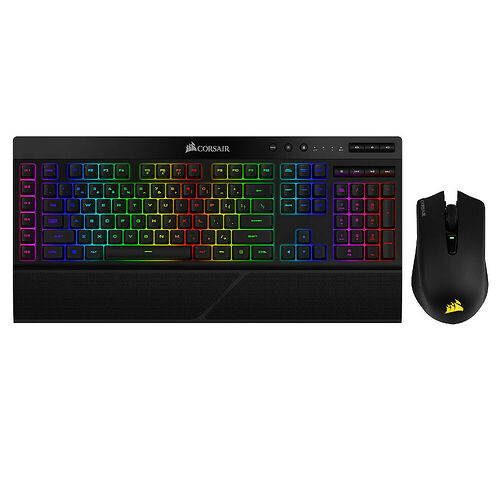 Corsair K57 RGB Wireless + Harpoon RGB Wireless