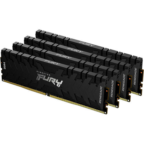 DDR4 Kingston Fury Renegade - 64 Go (4 x 16 Go) 3000 MHz - CAS 15