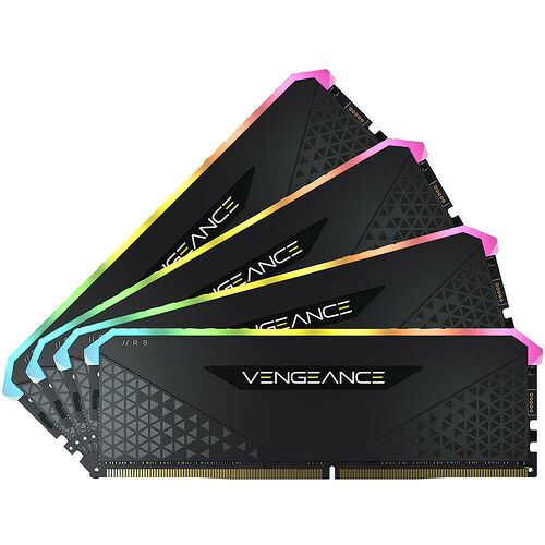 DDR4 Corsair Vengeance RGB RS Noir - 32 Go (4 x 8 Go) 3200 MHz - CAS 16