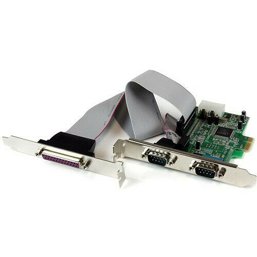 Startech Carte contrôleur Série + Parallèle, PCI-Express, 2 ports
