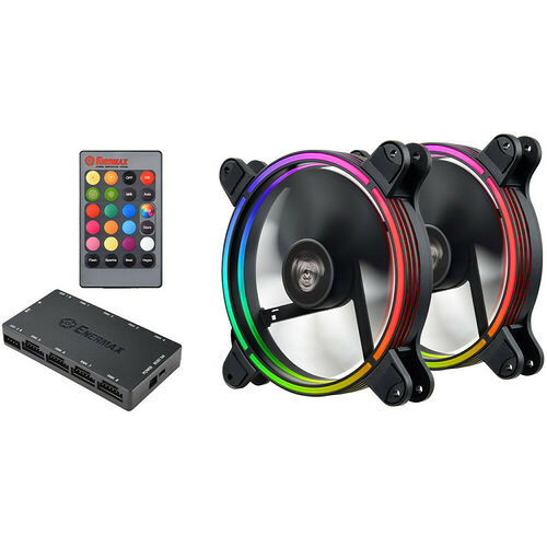 Enermax T.B. RGB - 140 mm (Pack de 2) + Contrôleur + Télécommande