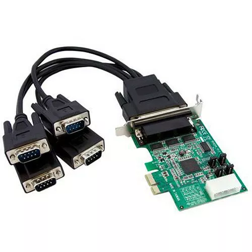 Carte PCI Express 4 Ports Série - RS232/RS422/RS485 - Compatible Windows/Linux