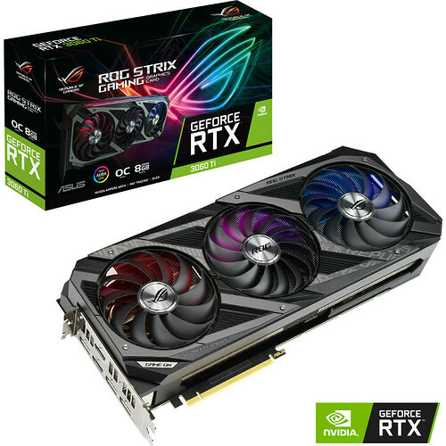 Asus GeForce RTX 3060 Ti ROG STRIX 8G GAMING V2 (LHR)