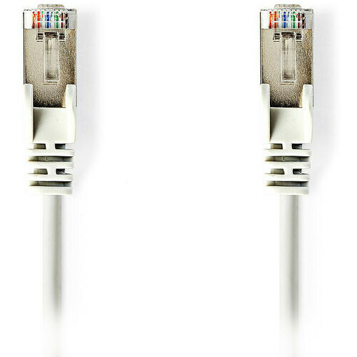 Câble ethernet RJ45 CAT5e SF/UTP - Blanc - 3 mètres - Nedis