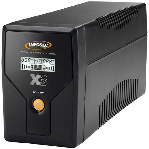 Infosec X3 EX LCD USB 1000 - 2 prises