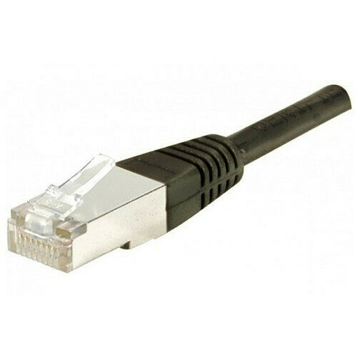 Câble ethernet RJ45 CAT5e F/UTP - Noir - 15 cm