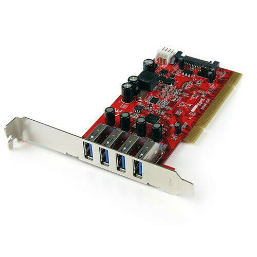 Startech Carte contrôleur USB 3.0 - 4 ports - PCI
