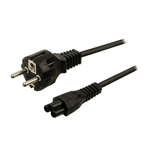 Double câble d'alimentation PC - 3 mètres - Noir - Cable divers /  Adaptateur - Top Achat