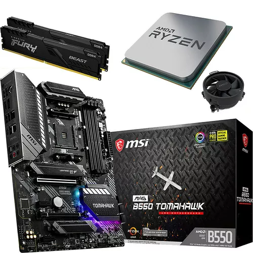 Cpu Msi Mag B550 Tomahawk With Ryzen 5600x MSI MAG B550 TOMAHAWK