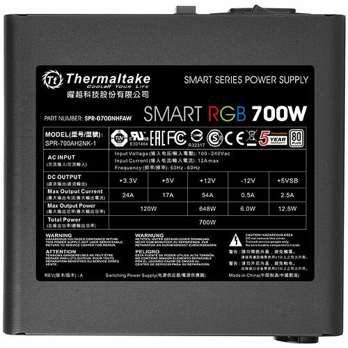 Thermaltake Smart RGB - 700W
