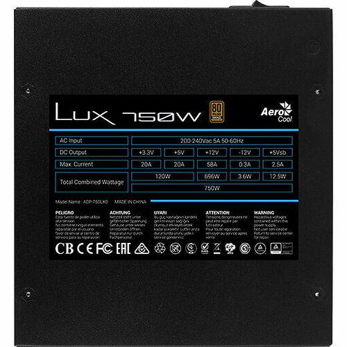 Aerocool Lux 750W - 750 W